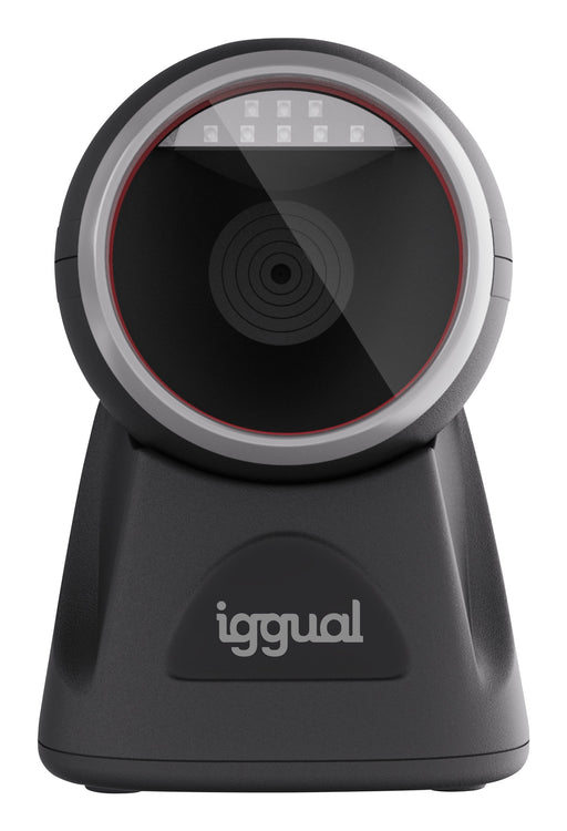 EAN 8435364320112 - iggual L2DUSB-S-AX Lector de códigos de barras fijo 1D/2D CMOS Negro imagen 2