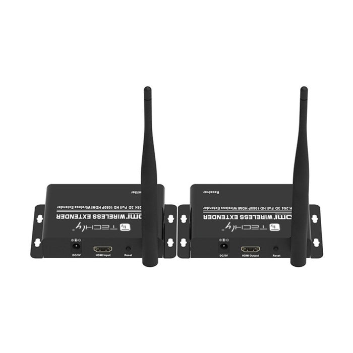 EAN 8059018365634 - Techly IDATA HDMI-WL55 extensor audio/video Transmisor y receptor de señales AV Negro imagen 4