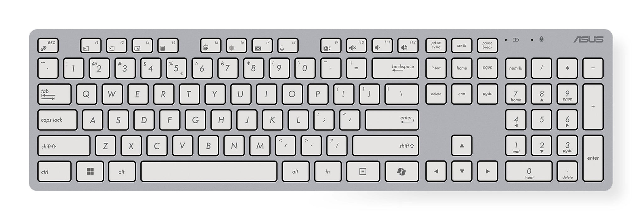 EAN 4711387538548 - ASUS W5000 teclado Ratón incluido Oficina RF inalámbrico Blanco imagen 3