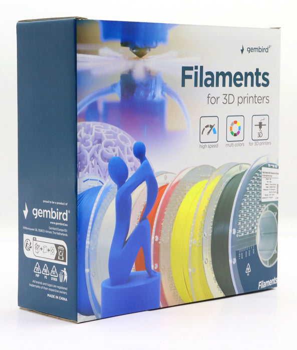 EAN 8716309131742 - Gembird 3DP-PETG1.75HY-01-BK material de impresión 3d Polietileno tereftalato glico (PETG) Negro 1 kg imagen 3