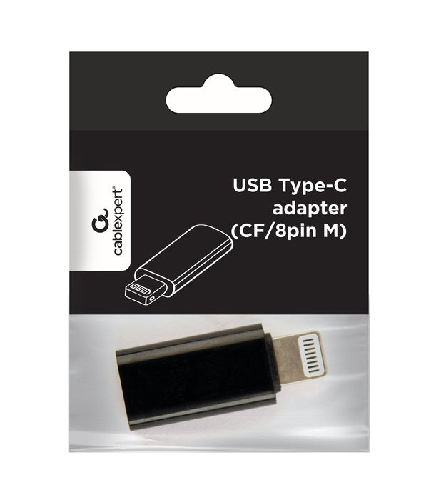 EAN 8716309098793 - Gembird A-USB-CF8PM-01 cambiador de género para cable USB type-C 8-pin Negro imagen 3