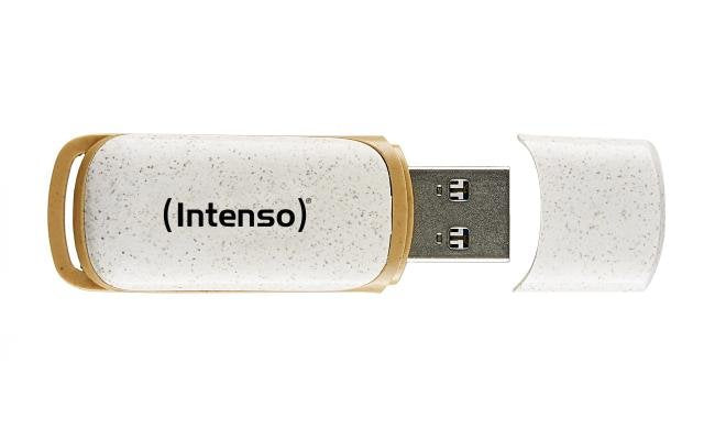 EAN 4034303032853 - Intenso Green Line unidad flash USB 128 GB USB tipo A 3.2 Gen 1 (3.1 Gen 1) Beige, Marrón imagen 1