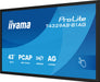 EAN 4948570125579 - iiyama T4329AS-B1AG pantalla de señalización Panel plano interactivo 108 cm (42.5") LED Wifi 500 cd / m²  imagen 8