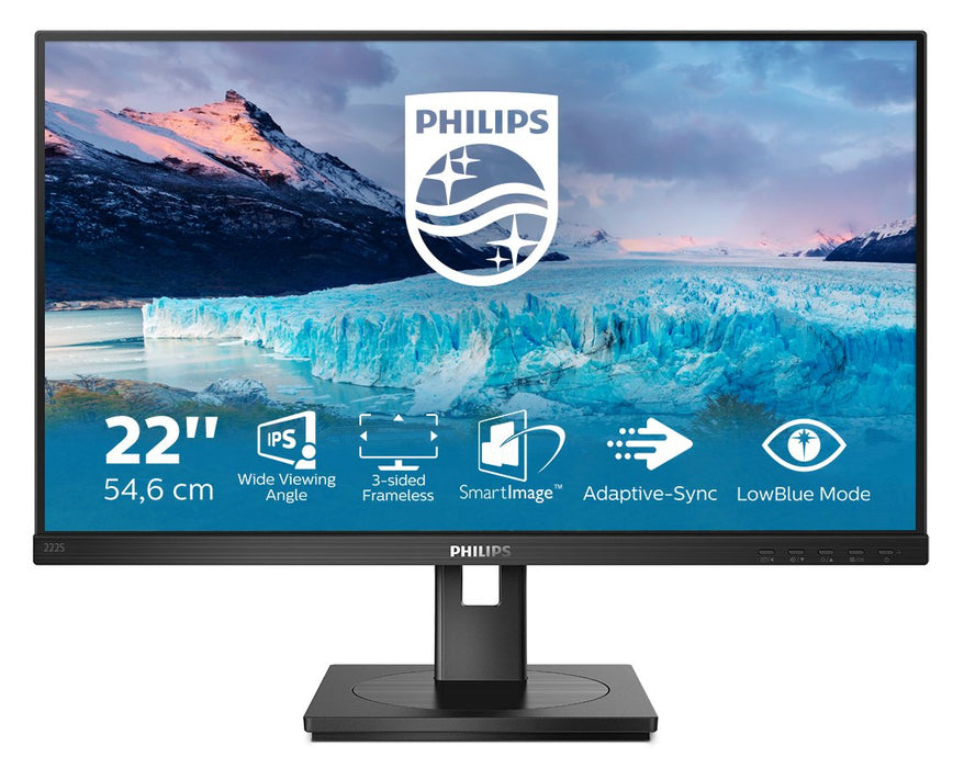 EAN 8712581767259 - Philips S Line 222S1AE/00 pantalla para PC 54,6 cm (21.5") 1920 x 1080 Pixeles Full HD LCD Negro imagen 1