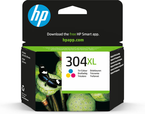 EAN 0889894860781 - HP 304XL Tri-color Original Ink Cartridge cartucho de tinta 1 pieza(s) Alto rendimiento (XL) Cian, Magent imagen 1
