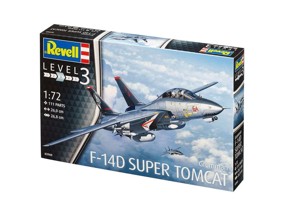 EAN 4009803891316 - Revell Grumman F-14D Super Tomcat Maqueta de avión de ala fija Kit de montaje 1:72 imagen 3