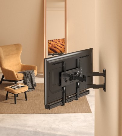 EAN 0766623461849 - Manhattan 461849 soporte de altavoz Pared Plástico, Acero Negro imagen 4