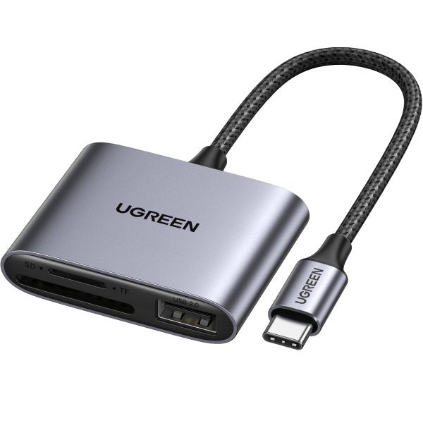 EAN 6957303887989 - Ugreen 80798 lector de tarjeta USB 3.2 Gen 1 (3.1 Gen 1) Type-C Gris imagen 1