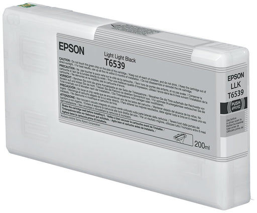 EAN 0010343877696 - Epson T6539 Light Light Black Ink Cartridge (200ml) cartucho de tinta 1 pieza(s) Original Negro claro cla imagen 1