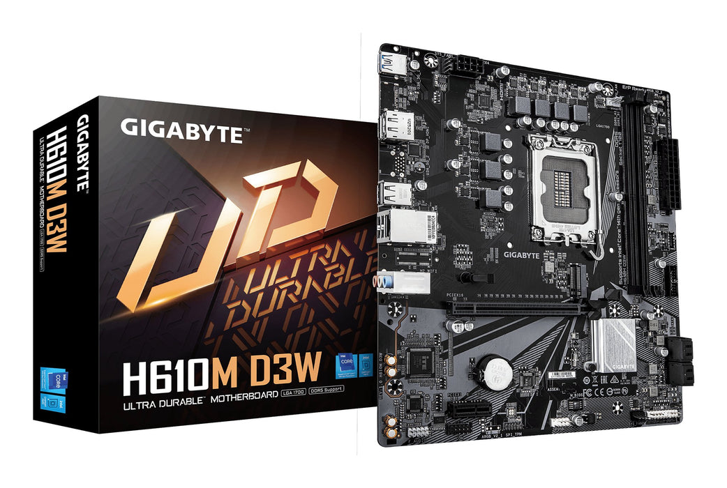 EAN 4719331877804 - GIGABYTE H610M D3W placa base Intel H610 LGA 1700 micro ATX imagen 1