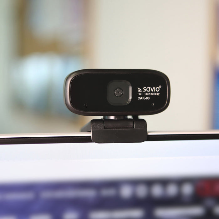 EAN 5901986046516 - Savio CAK-03 - Webcam - farve - 1280 x 720 - audio - USB - AVI cámara web 2000000 MP 0 x 0 Pixeles USB 2. imagen 10