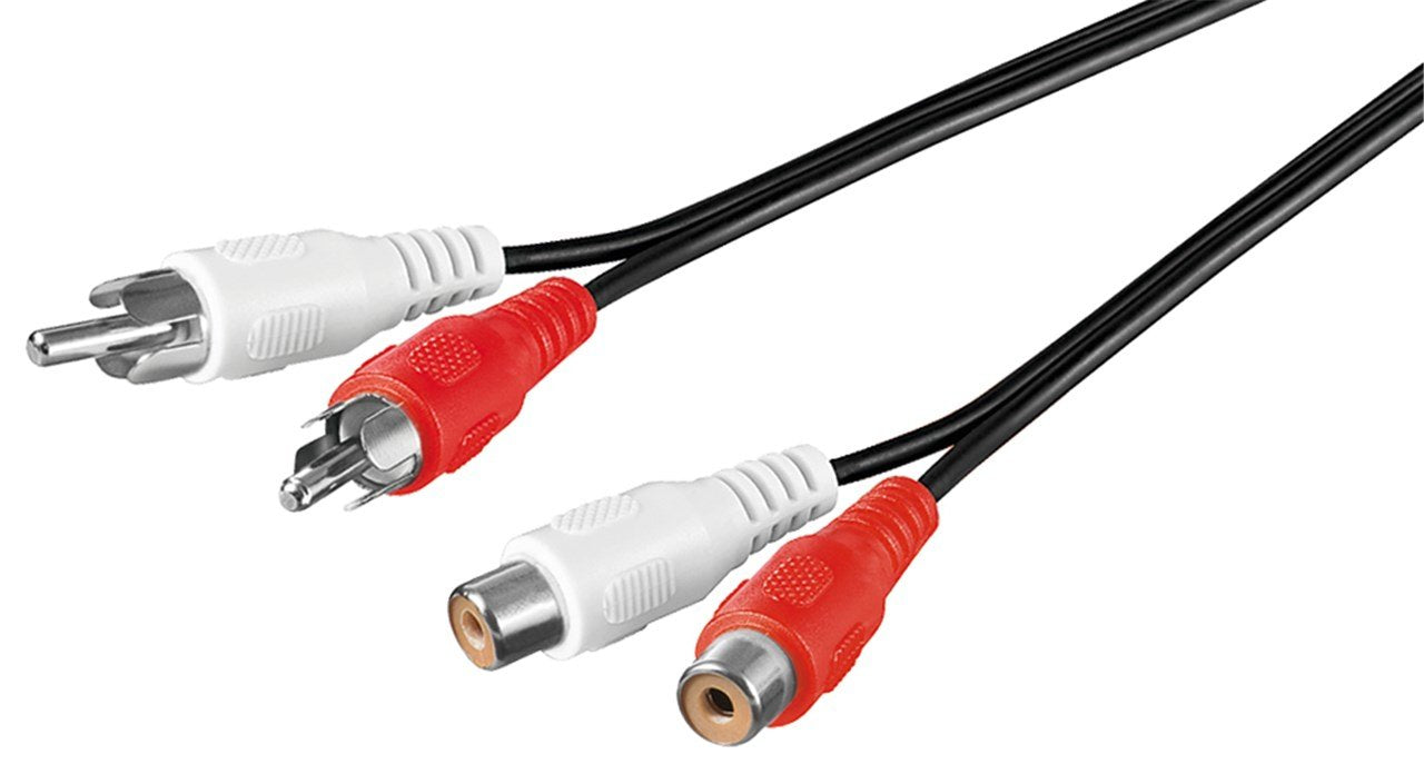 EAN 4040849500268 - Goobay 50026 cable de audio 2,5 m 2 x RCA Negro imagen 1