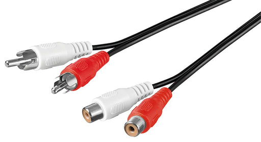 EAN 4040849500268 - Goobay 50026 cable de audio 2,5 m 2 x RCA Negro imagen 1