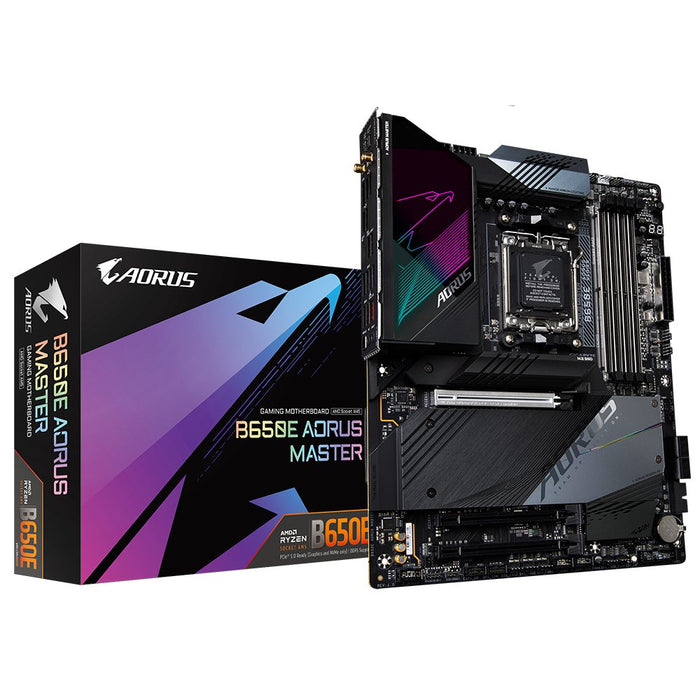 EAN 4719331848989 - GIGABYTE B650E AORUS MASTER placa base AMD B650 Zócalo AM5 ATX imagen 1