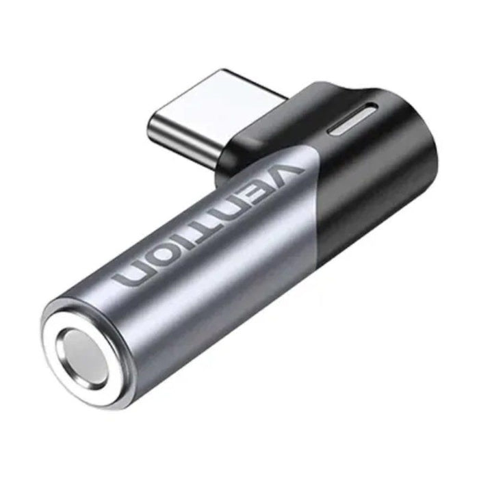 Adaptador Audio Vention Bgwh0 Jack 3.5 Hembra Usb Tipo-C Macho Gris