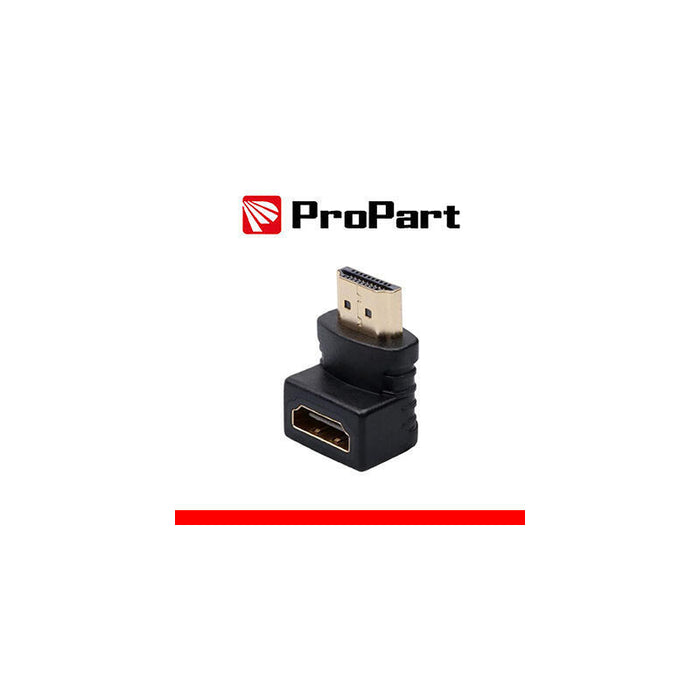 Adaptador De Enchufe Hdmi (19pin) - Toma Hdmi (19pin) 90°
