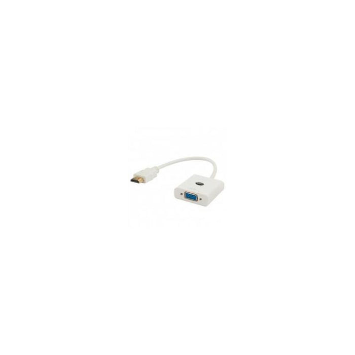 Adaptador Savio Hdmi (M) A Vga (H) Blanco Cl-201