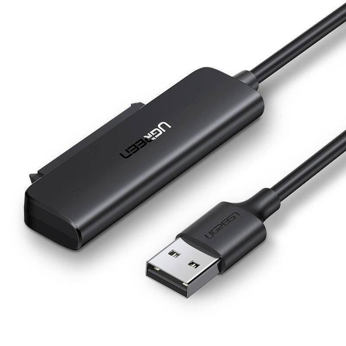 Adaptador Ugreen Para Disco Duro Ssd De 2,5'' Sata Iii 3.0 - Usb 3.2 Gen 1 (Usb 5 Gbps) Negro (70609 Cm321)