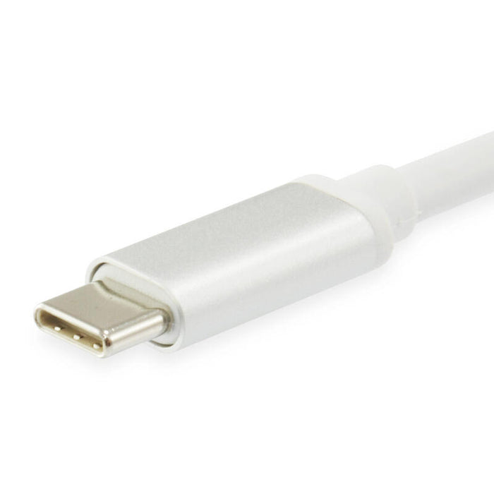 Adaptador Usb-C 3.0 A Gigabit Ethernet Rj45 Level One Blanco Usb-0402