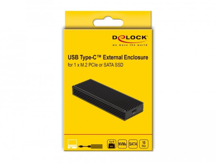 EAN 4043619420049 - DeLOCK 42004 caja para disco duro externo Caja externa para unidad de estado sólido (SSD) Negro imagen 4