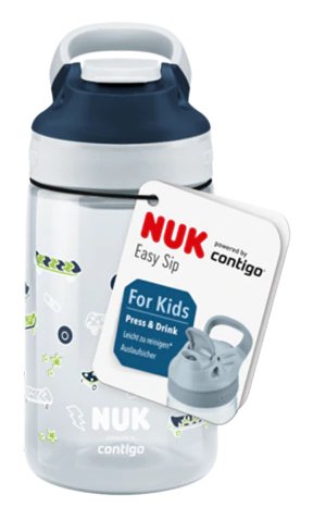 EAN 4008600434825 - NUK 10255693 biberón 420 ml Azul, Transparente imagen 3