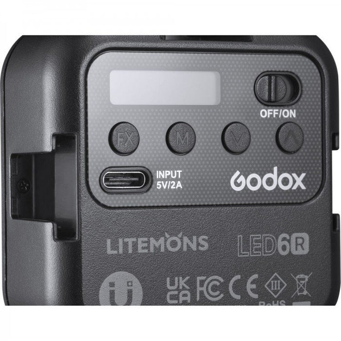 EAN 6952344221587 - Godox LED6R flash fotográfico Flash de videocámara Negro imagen 5