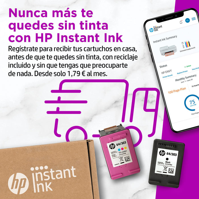 EAN 0195161625077 - HP ENVY 6430e AiO Rfrbd Printer Inyección de tinta térmica A4 4800 x 1200 DPI 10 ppm Wifi imagen 6