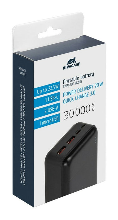EAN 4260709013626 - Rivacase VA2103 batería externa 30000 mAh Negro imagen 18