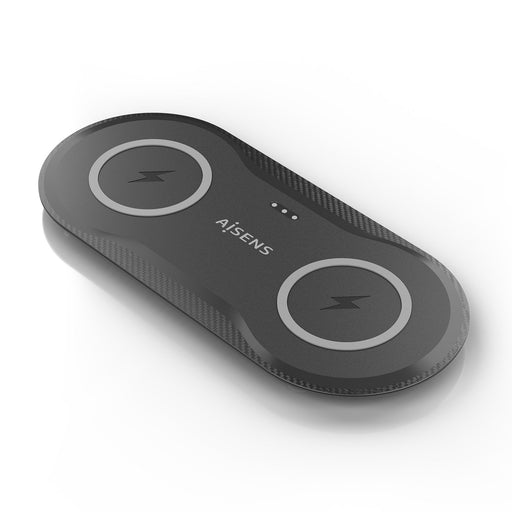 EAN 8435739903476 - AISENS ASCH-15W2WC060-BK cargador de dispositivo móvil Auriculares, Smartphone Cargador inalámbrico Inter imagen 1