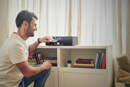 EAN 5025232944279 - Panasonic HiFi Micro Anlage DAB+ SC-DM202EG-K schwarz mit Bluetooth Microcadena de música para uso domést imagen 2