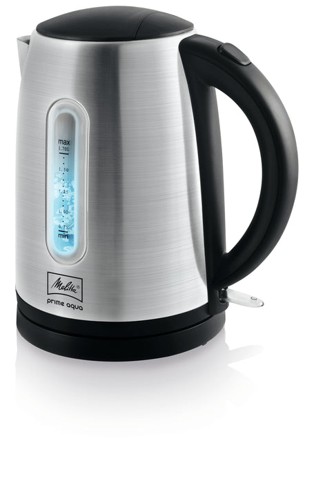 EAN 4006508212996 - Melitta Prime Aqua tetera eléctrica 1,7 L 2200 W Negro, Acero inoxidable imagen 1