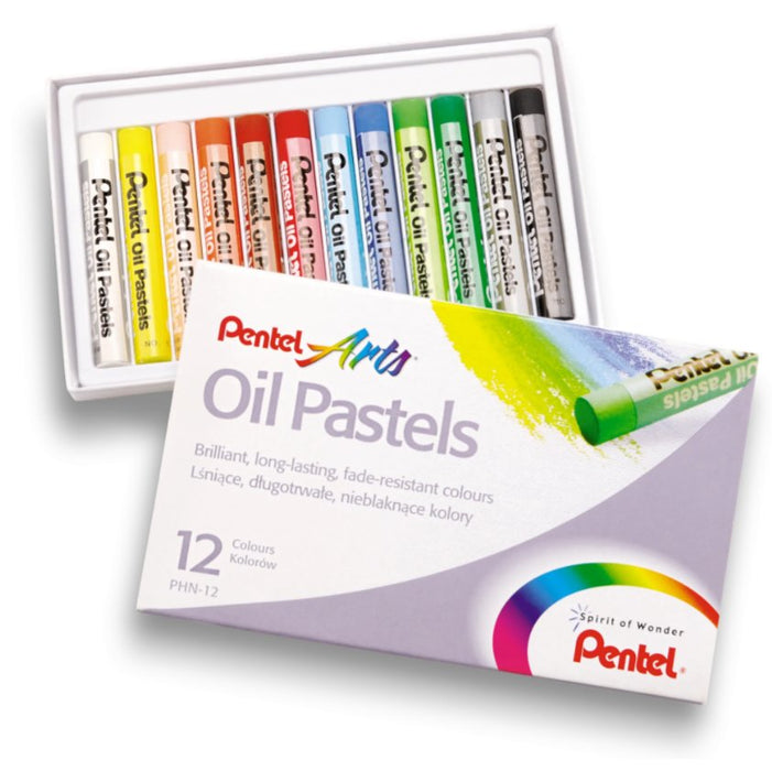 EAN 4711577003573 - Pentel PHN-12 pastel Pastel al óleo Multicolor 12 pieza(s) imagen 4