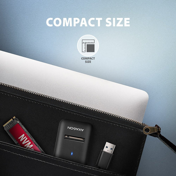 EAN 8595247908896 - Axagon ADM2-AM USB-A 10Gbps - M.2 NVMe & SATA SSD adaptér, kabelis USB-A 10cm Caja externa para unidad de imagen 5