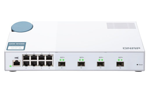 EAN 4713213516690 - QNAP QSW-M408S switch Gestionado L2 Gigabit Ethernet (10/100/1000) Blanco imagen 2