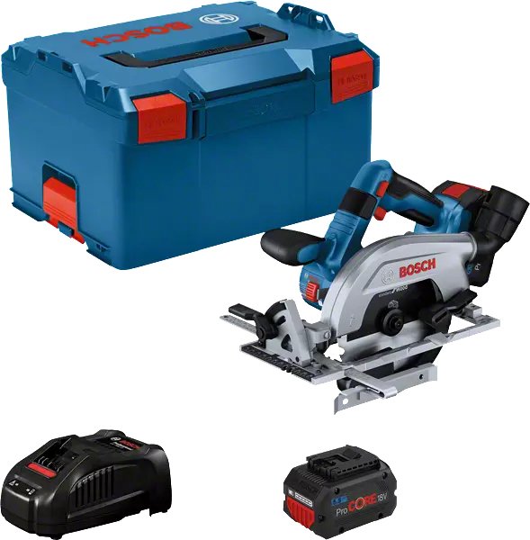 EAN 4059952648422 - Bosch GKS 18V-57-2 L PROFESSIONAL 16,5 cm Negro, Azul, Plata 5000 RPM imagen 1
