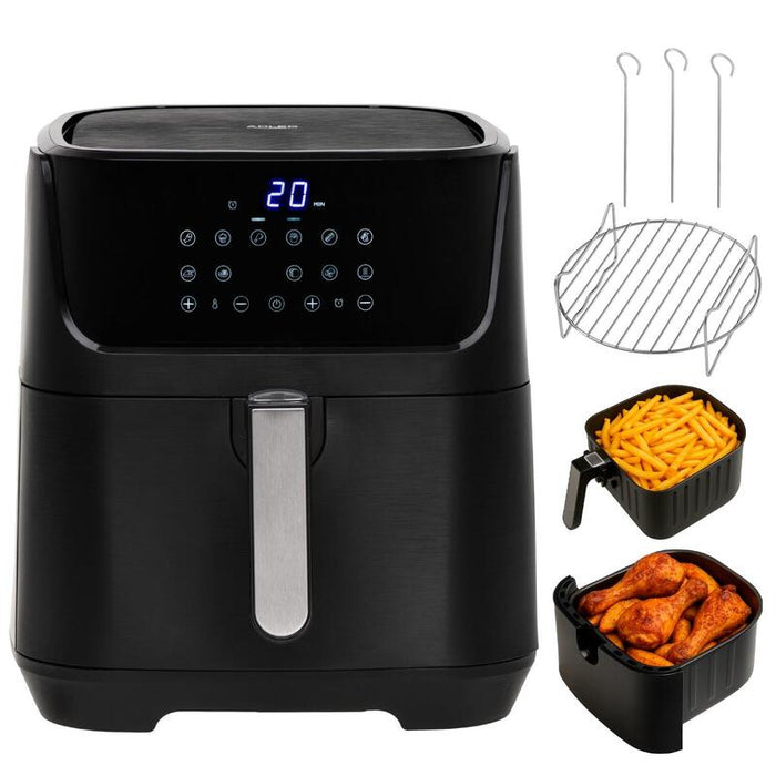 Adler Ad 6317 Air Fryer Oven, 12 Programs, 5.5 L, Black