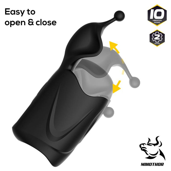 Advax One Masturbador Doble Motor Estimulación Multiple Flexible Usb