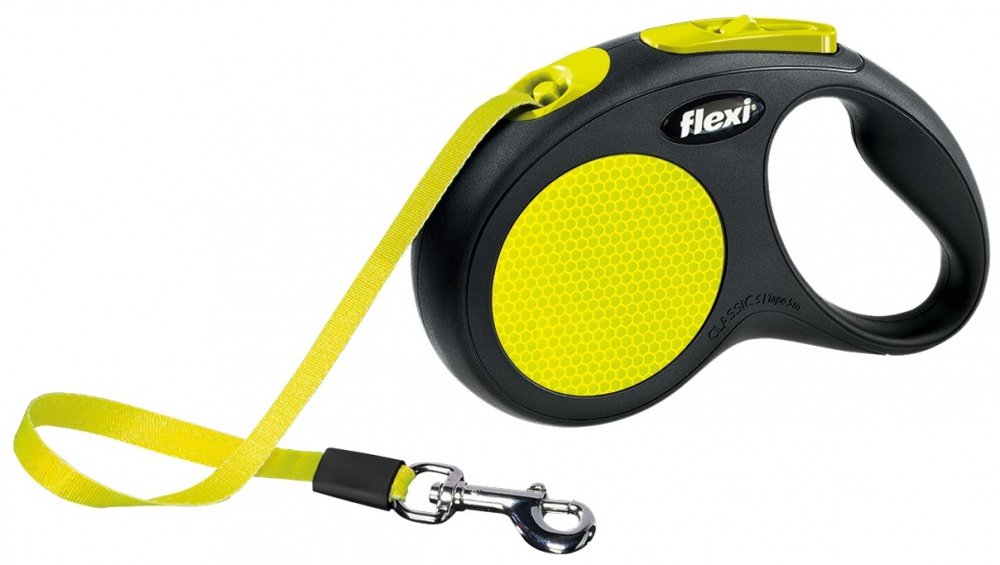 EAN 4000498023518 - Flexi New NEON 5 m Negro, Amarillo Perro Correa retráctil imagen 1