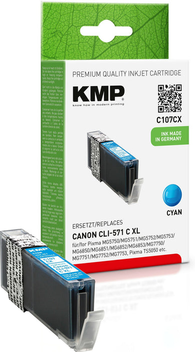 EAN 4011324156935 - KMP C107CX cartucho de tinta Cian imagen 1
