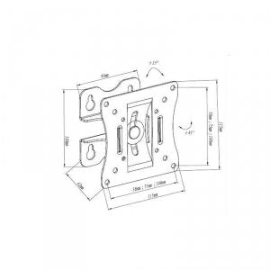 EAN 5901812019509 - ART RAMT ACV-25 soporte para TV imagen 4