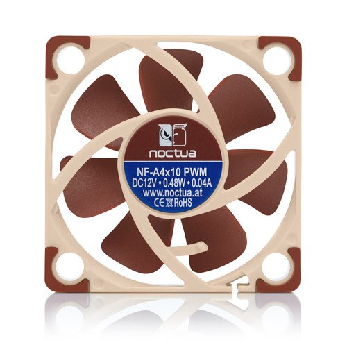 EAN 9010018100440 - Noctua NF A4x10 PWM Carcasa del ordenador Ventilador 4 cm Beige, Rojo imagen 4