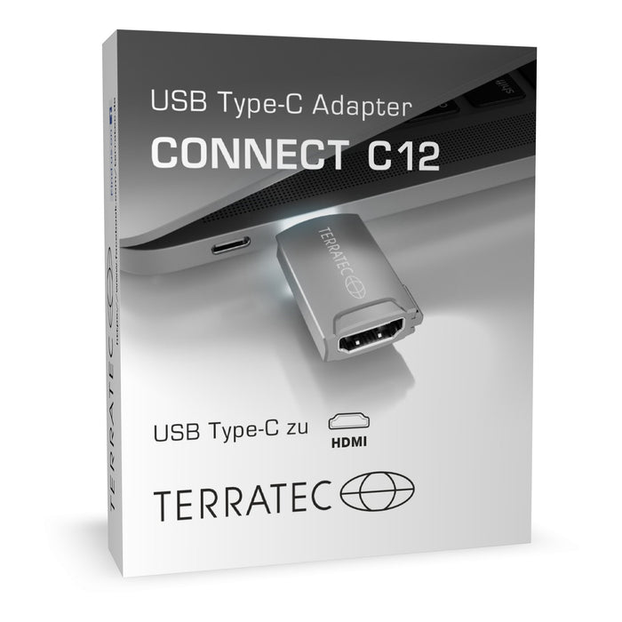 EAN 4040895006776 - Terratec CONNECT C12 USB Type-C HDMI Gris imagen 3