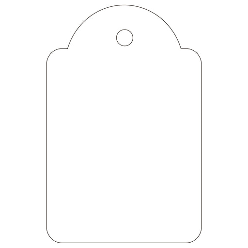 EAN 8410782003915 - APLI 00391 etiqueta sin adhesivo 500 pieza(s) Blanco Rectángulo imagen 2