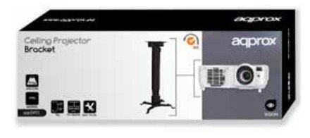 EAN 8435099515005 - Approx APPSV01 montaje para projector Techo Negro imagen 2