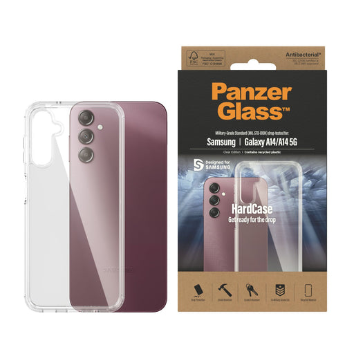 EAN 5711724004360 - PanzerGlass ® HardCase Transparent Samsung Galaxy A14 | A14 5G funda para teléfono móvil Transparente imagen 2