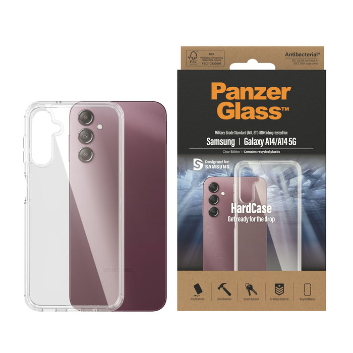 EAN 5711724004360 - PanzerGlass ® HardCase Transparent Samsung Galaxy A14 | A14 5G funda para teléfono móvil Transparente imagen 2