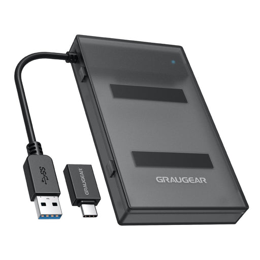 EAN 4260746550658 - GRAUGEAR G-2603-AC base de conexión para disco duro USB 3.2 Gen 1 (3.1 Gen 1) Type-A Negro imagen 1