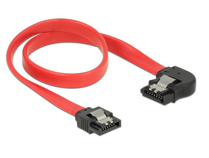 EAN 4043619839636 - DeLOCK 83963 cable de SATA 0,3 m SATA 7-pin Negro, Rojo imagen 2