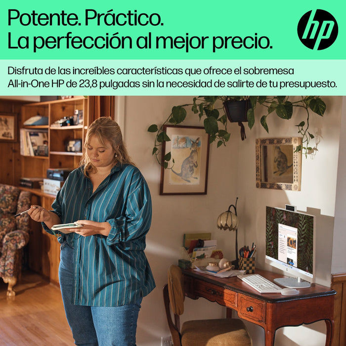 EAN 197961928532 - HP 24-cr0073ns AMD Ryzen™ 5 7520U 60,5 cm (23.8") 1920 x 1080 Pixeles PC todo en uno 16 GB LPDDR5-SDRAM 51 imagen 8