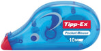 EAN 0070330510364 - TIPP-EX Pocket Mouse corrección de películo/cinta 10 m Azul 10 pieza(s) imagen 1